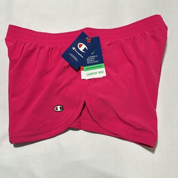 Champion Running Shorts Womens XL Pink Lined - Picture 1 of 4